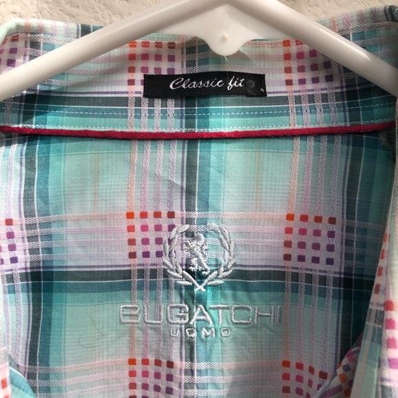 (Bugatchi) Mens Long Sleeve Premium Shirt - Picture 5 of 7
